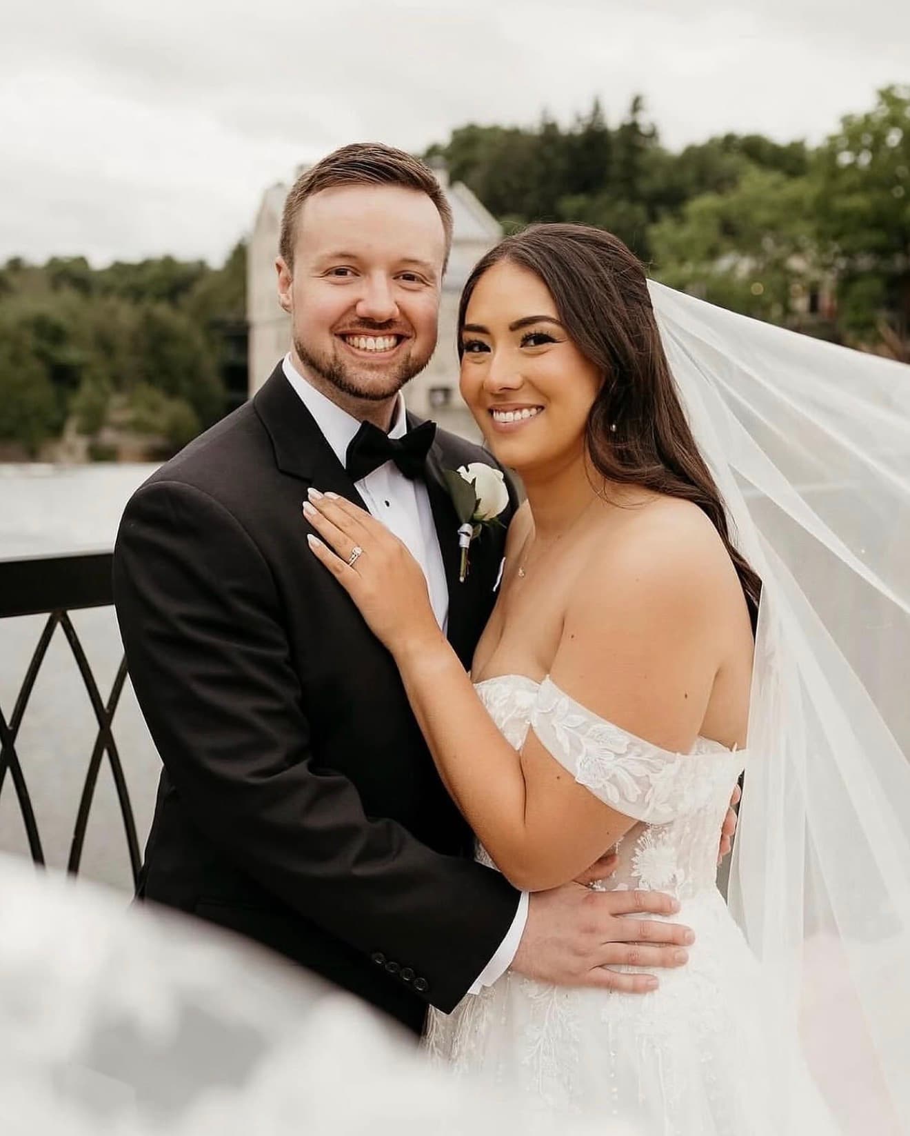 Bridal hair and makeup at Elora Mill