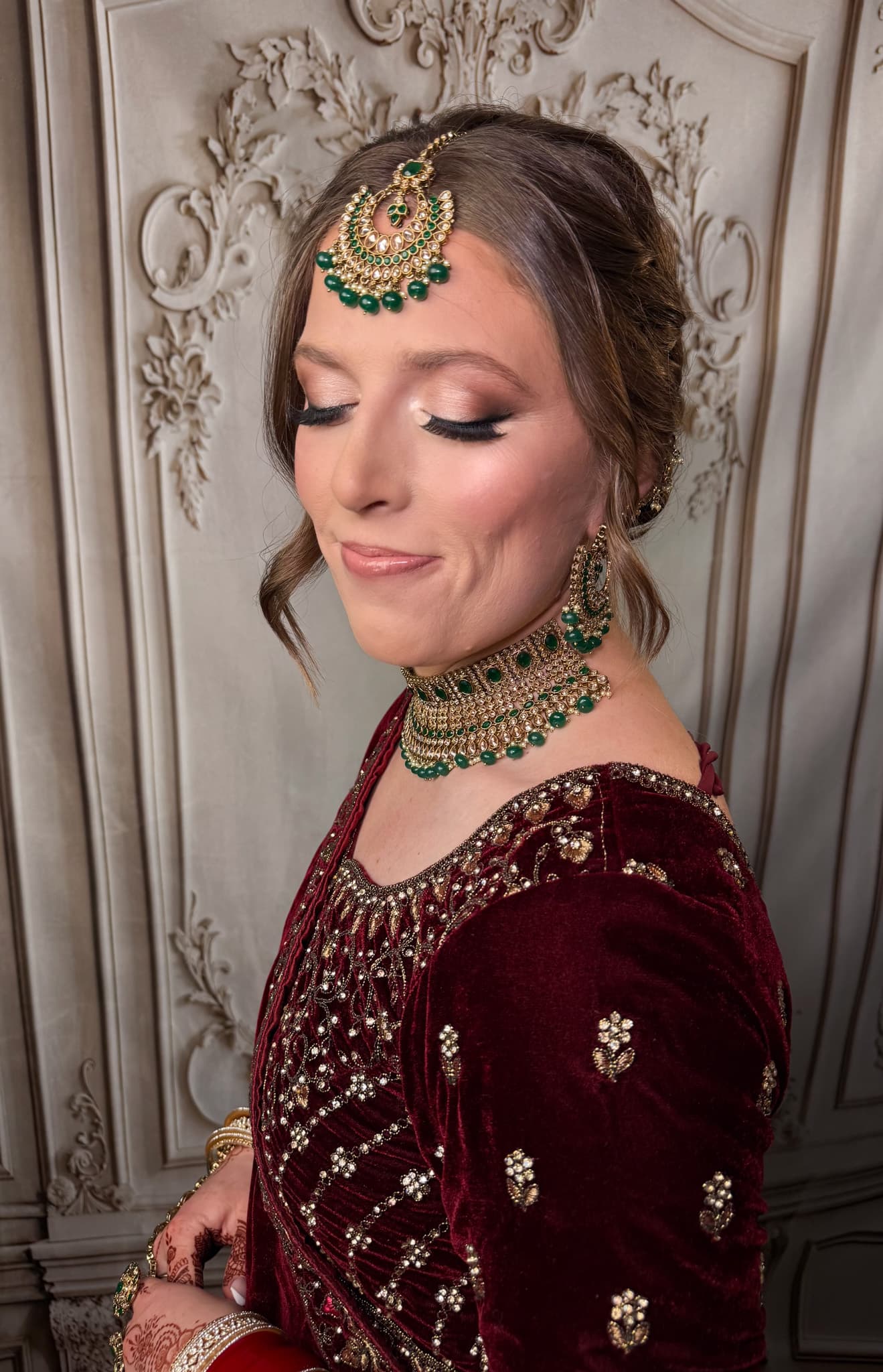 Full glam wedding makeup by HAIR.MAKEUP by Amanda Zack
