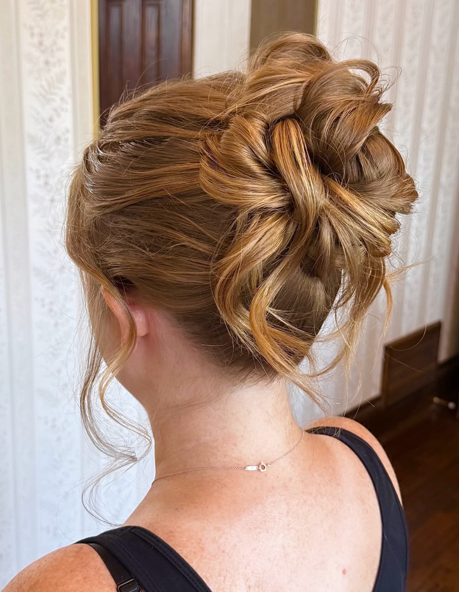High textured updo is one of my very fav styles to create ATM 🩷