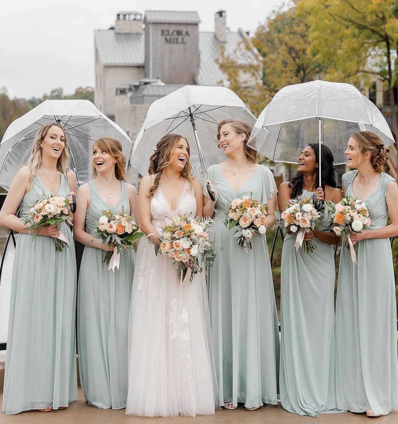Bridal hair and makeup at Elora Mill